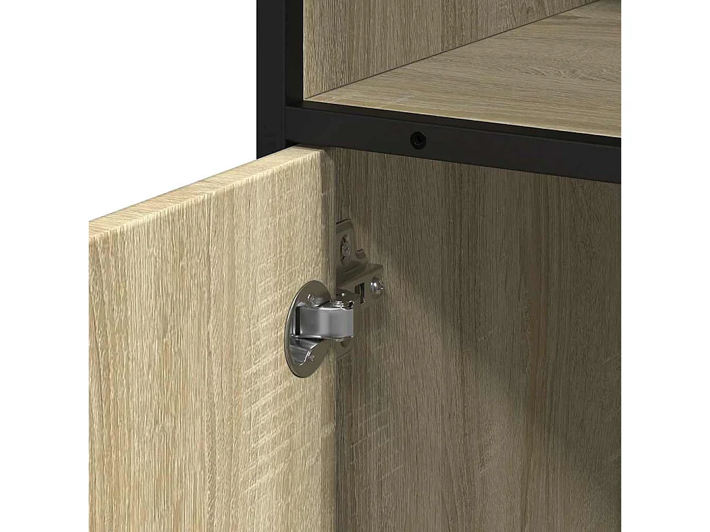 Mobiletto da bagno Rovere Sonoma 35x37,5x100 cm Legno ingegnerizzato