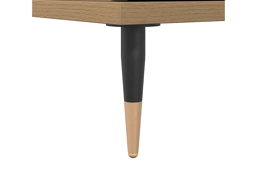 Armoire de salle de bain chêne artisanal 30x30x190 cm