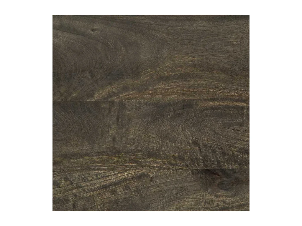 Miroir de salle de bain gris 50x3x70 cm bois de manguier massif