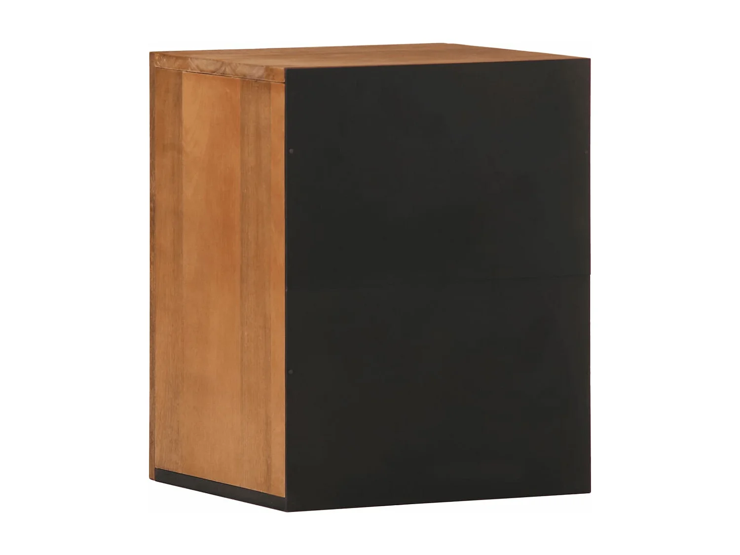 Armoire de salle de bain murale 38x33x48cm bois massif manguier