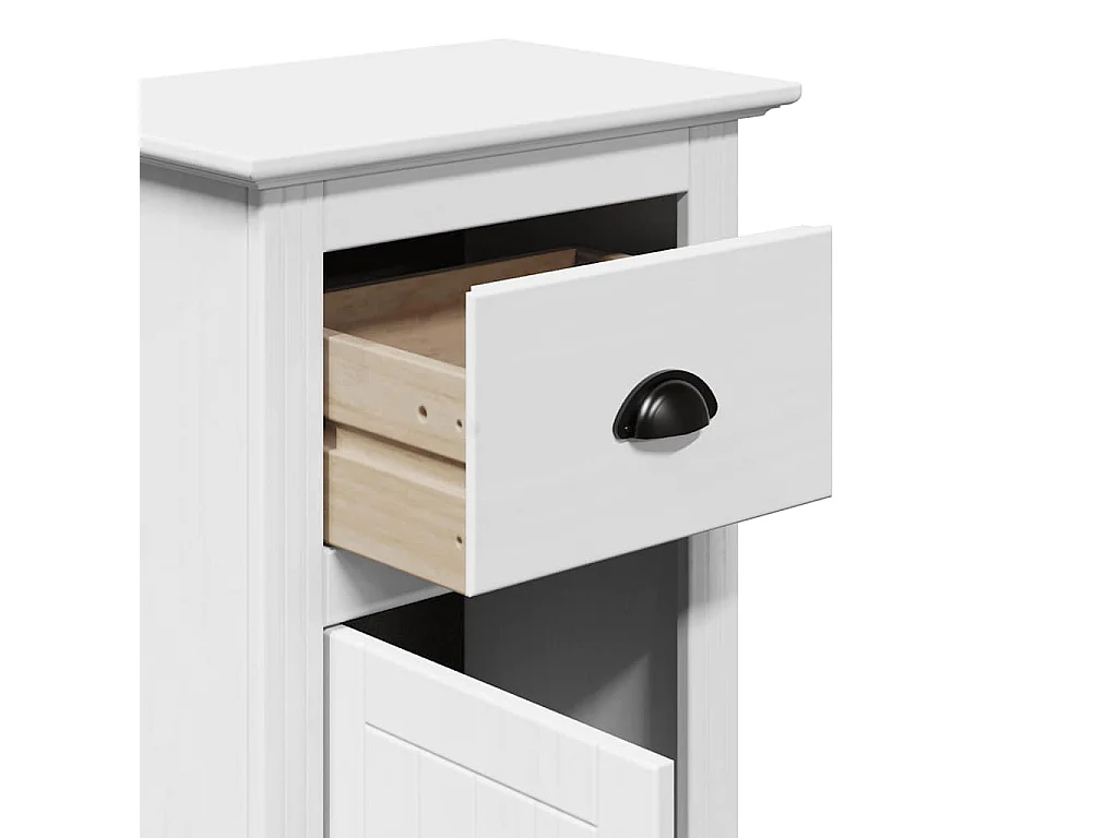 Armoire de salle de bain BODO blanc 44x30x90 cm