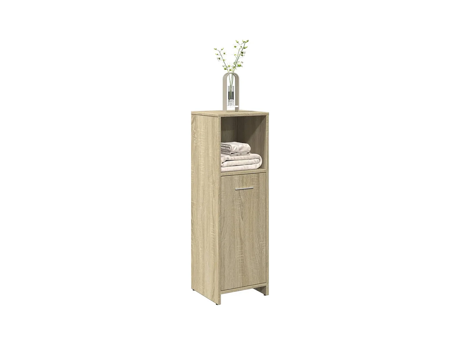 Armoire de salle de bain Chêne sonoma 30x30x95 cm Aggloméré