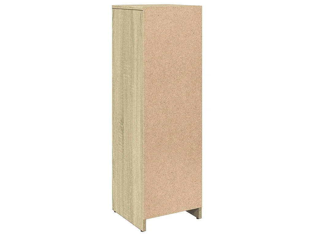 Armario de baño madera contrachapada color roble 30x30x95 cm