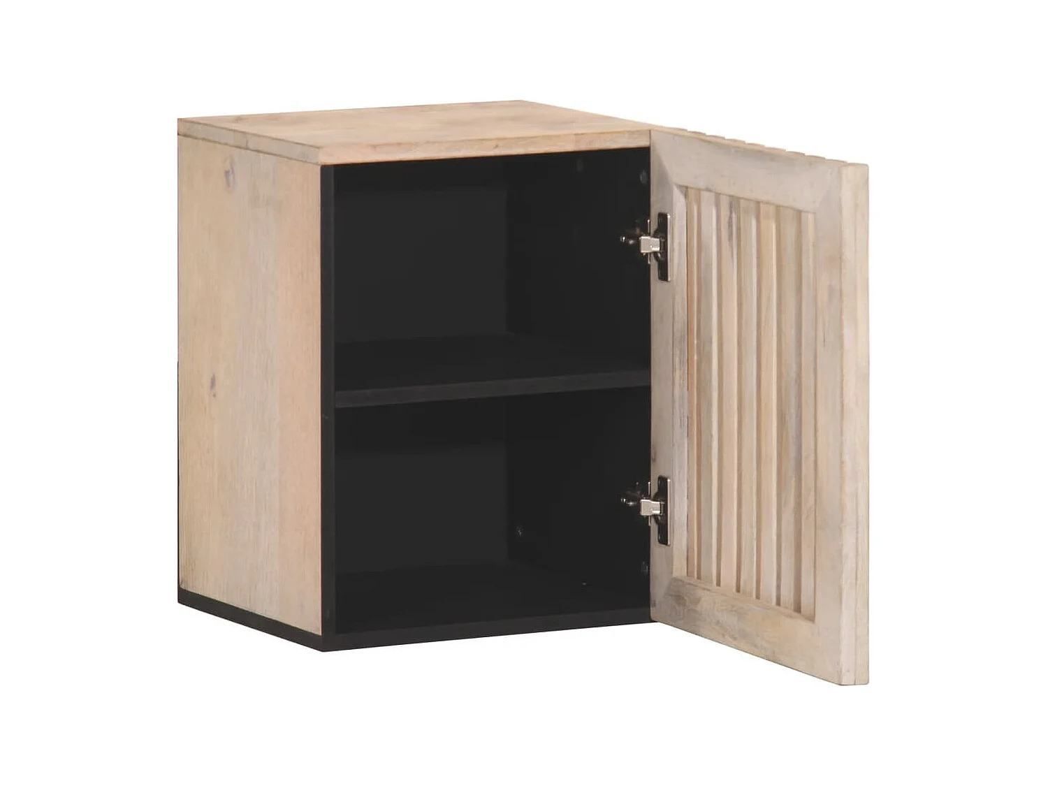 Badkamerwandkast 38x34x48 cm massief mangohout