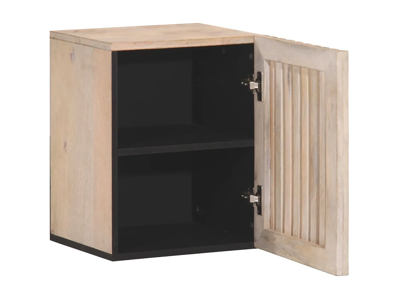 Badkamerwandkast 38x34x48 cm massief mangohout