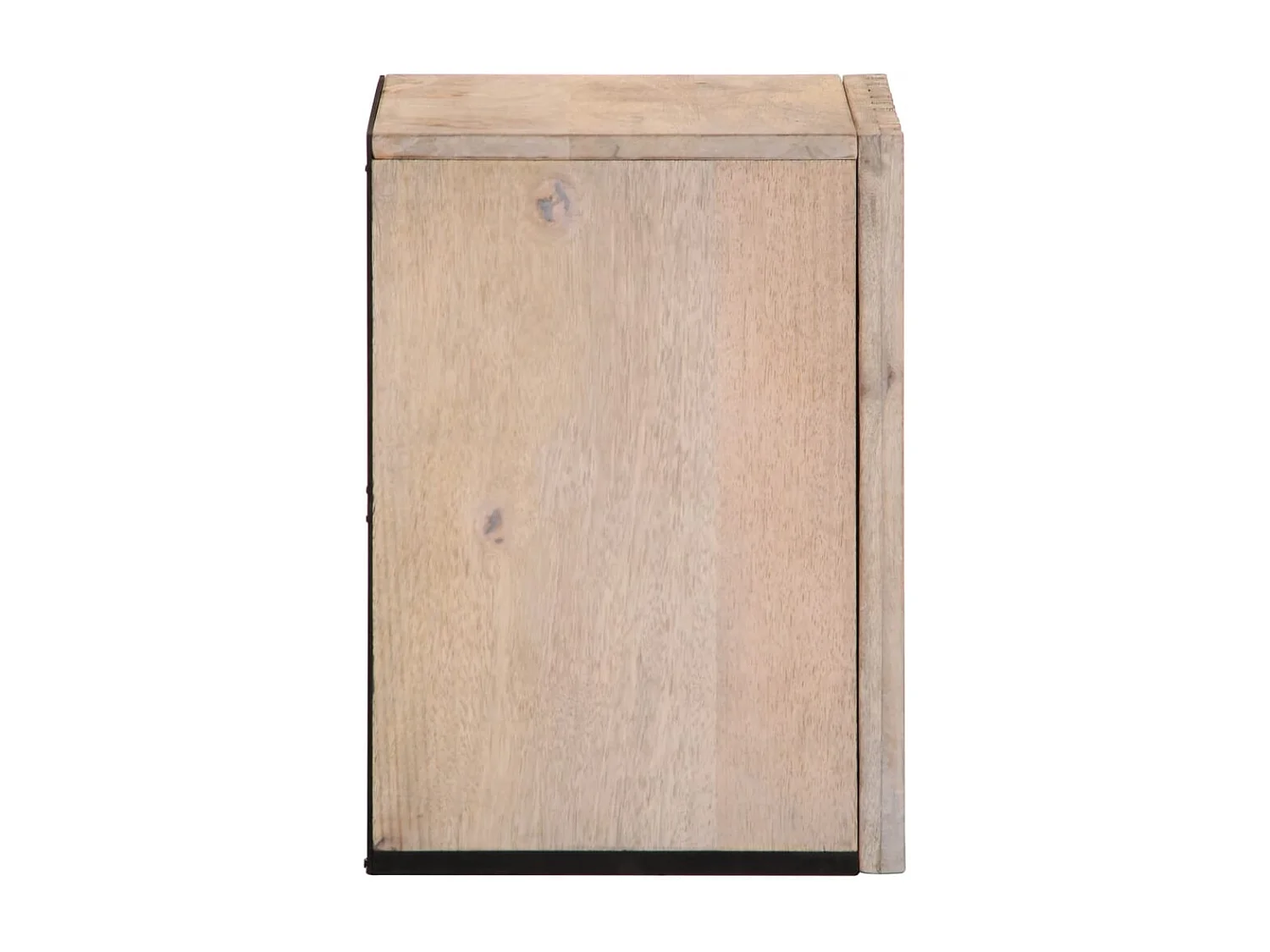 Badkamerwandkast 38x34x48 cm massief mangohout