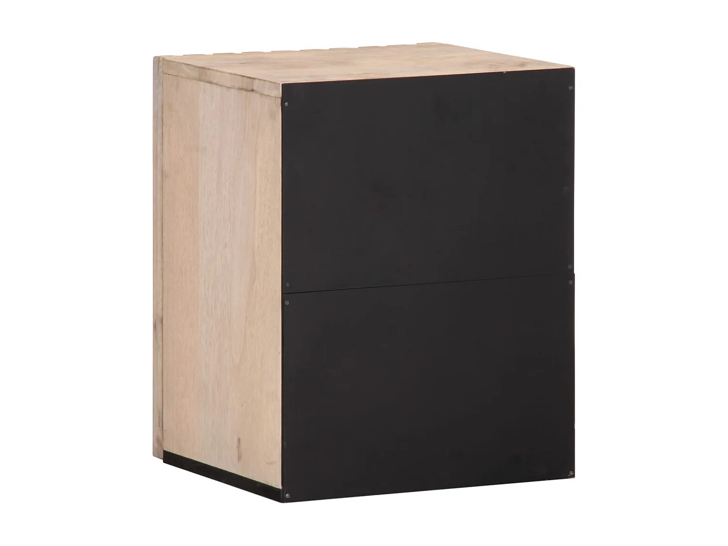 Badkamerwandkast 38x34x48 cm massief mangohout