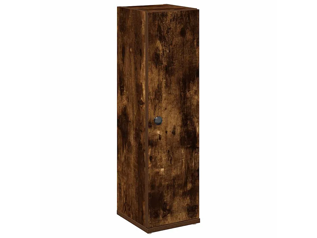Mobile da Bagno con Portarotolo Rovere Fumo 20,5x22x72 cm