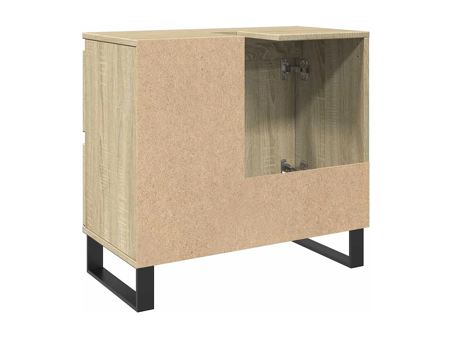 Armoire salle de bain chêne sonoma 65x33x60 cm