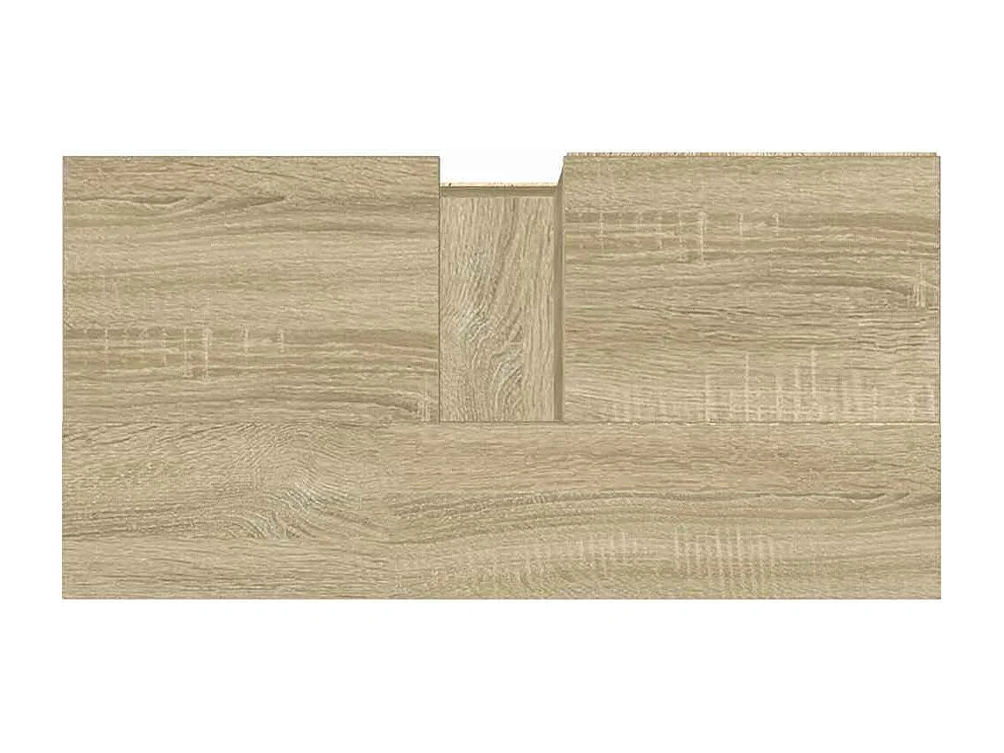 Armoire salle de bain chêne sonoma 65x33x60 cm