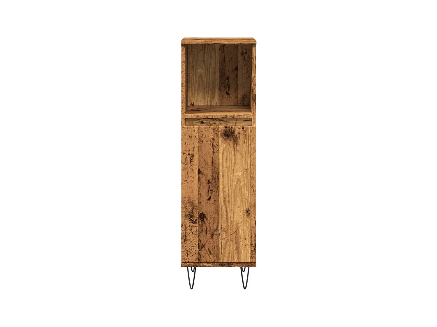 Armoire de salle de bain vieux bois 30x30x100cm bois ingénierie