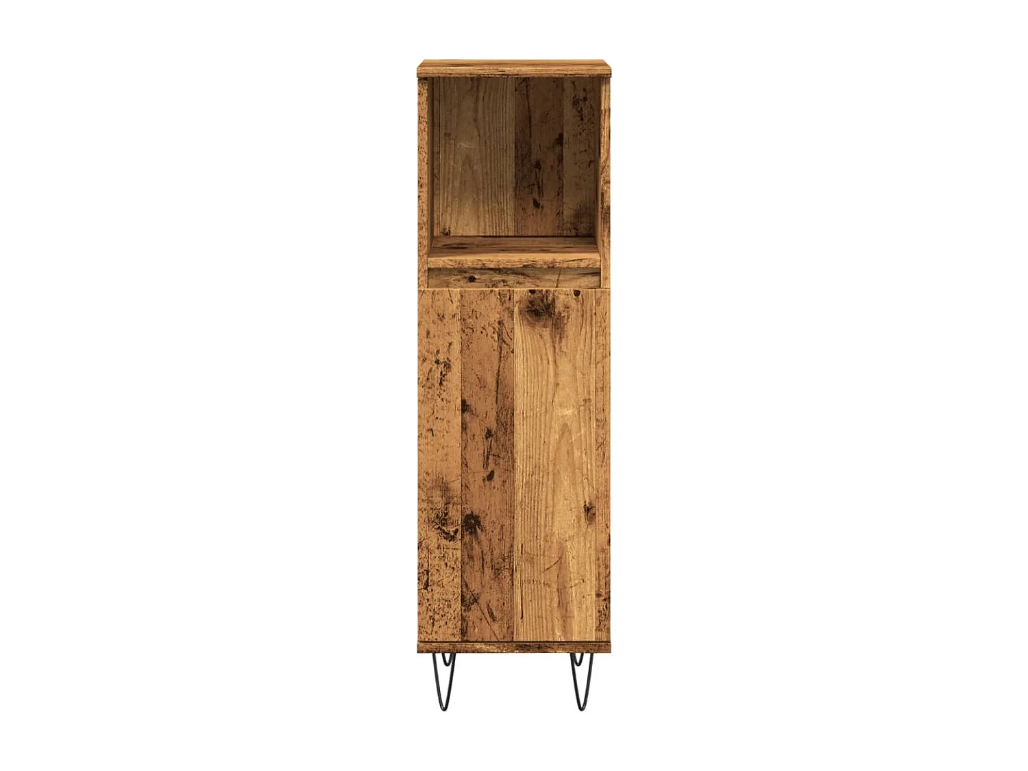 Armoire de salle de bain vieux bois 30x30x100cm bois ingénierie
