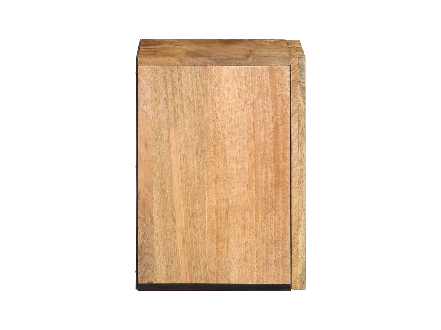 Armoire murale de salle de bain 38x34x48cm manguier massif brut