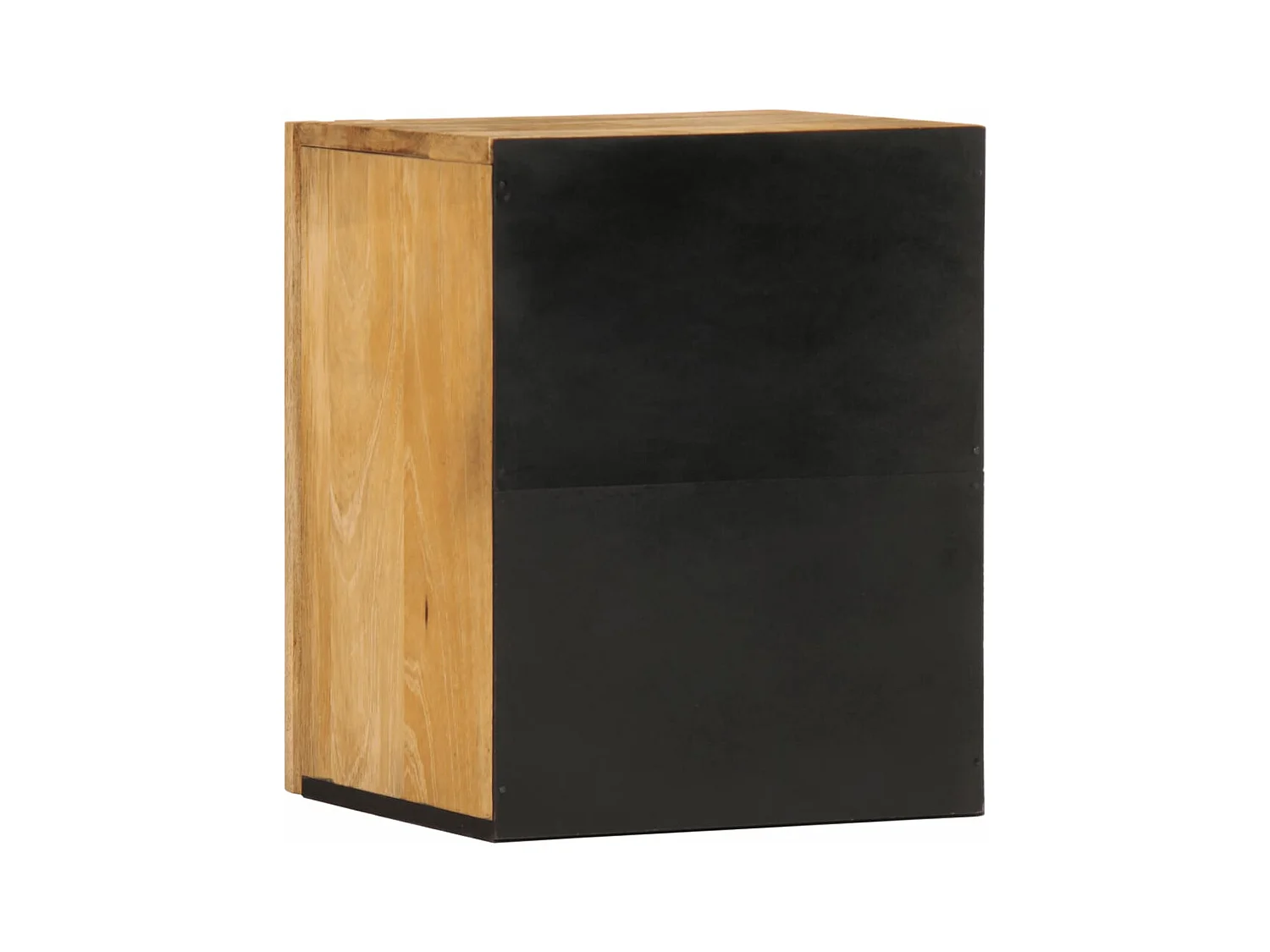 Armoire murale de salle de bain 38x34x48cm manguier massif brut