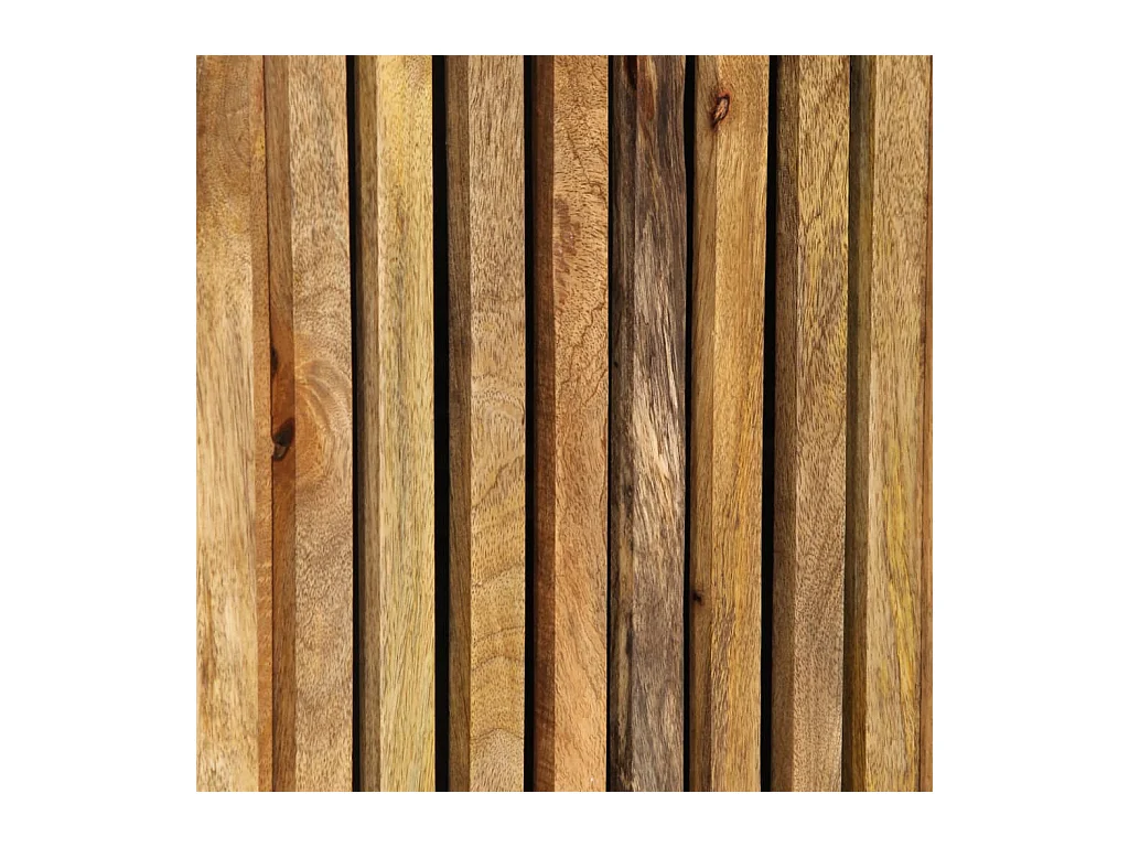 Armoire murale de salle de bain 38x34x48cm manguier massif brut