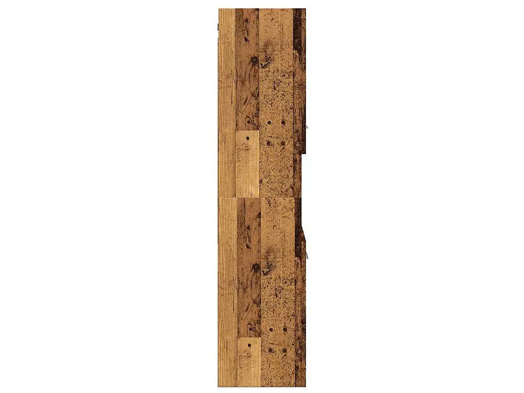 Armoire de salle de bain suspendue vieux bois bois d'ingénierie