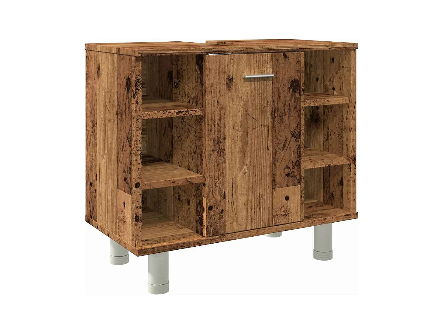 Armoire de salle de bain vieux bois 60x32x53,5 cm