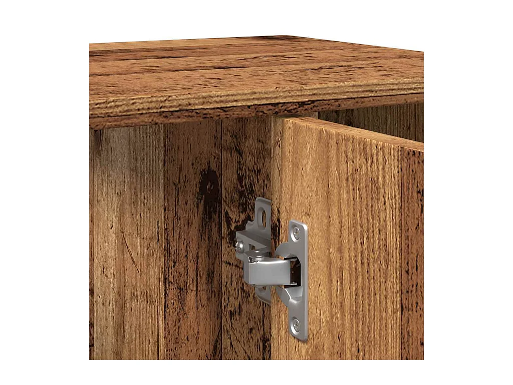 Armoire de salle de bain vieux bois 60x32x53,5 cm