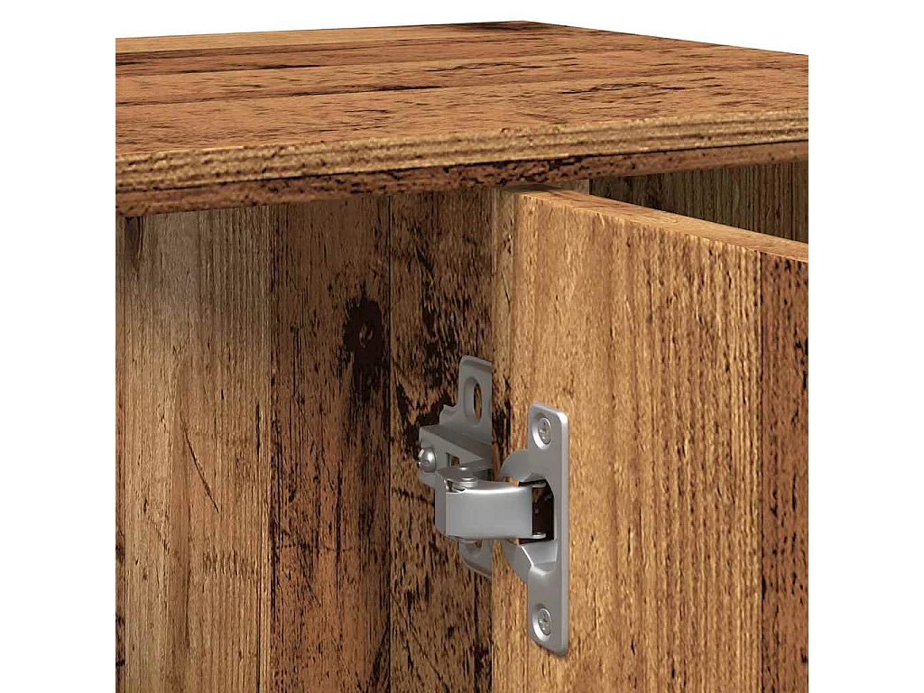 Armoire de salle de bain vieux bois 60x32x53,5 cm