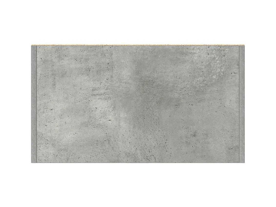 Armario de baño madera contrachapada gris hormigón 60x33x80 cm