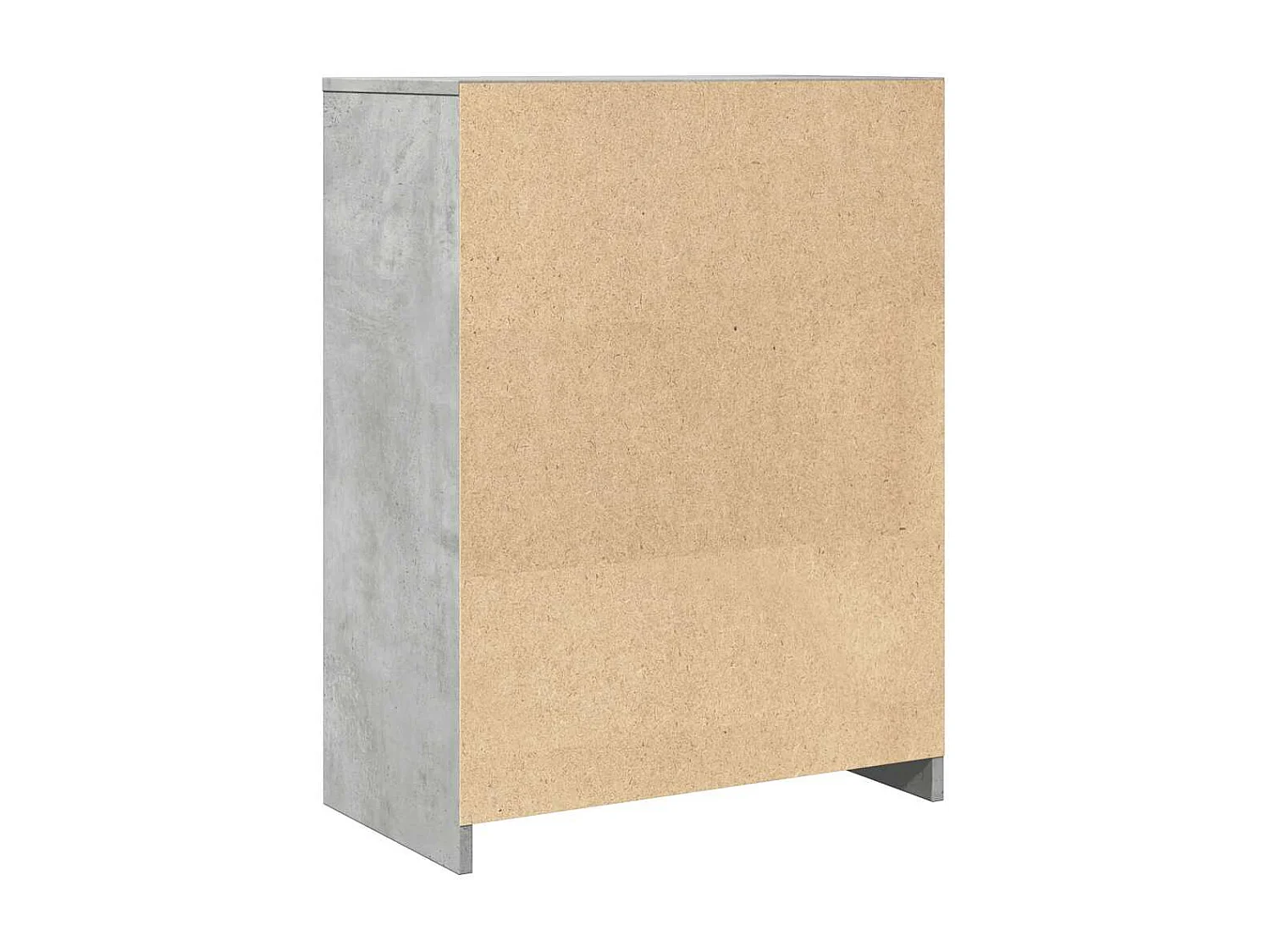 Armário de casa de banho 60x33x80cm contraplacado cinza cimento