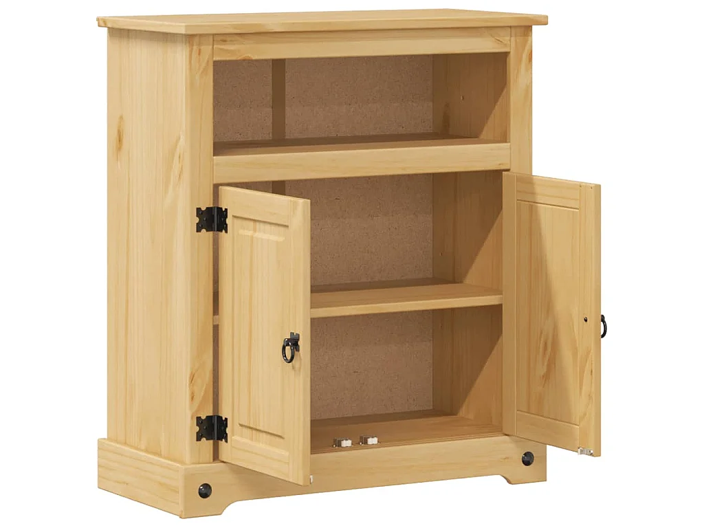 Armoire de salle de bain Corona 70x33x80 cm bois de pin massif