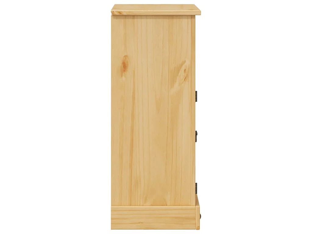 Armoire de salle de bain Corona 70x33x80 cm bois de pin massif