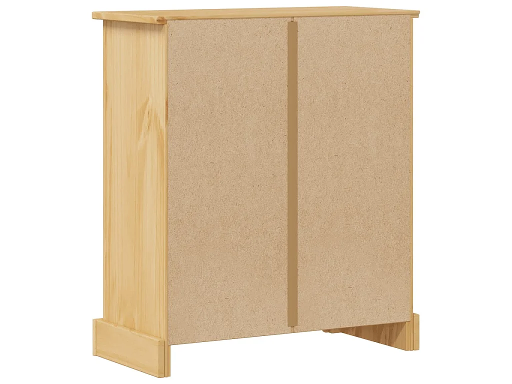 Armoire de salle de bain Corona 70x33x80 cm bois de pin massif