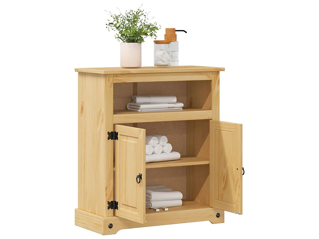 Badkamerkast Corona 70x33x80 cm massief grenenhout