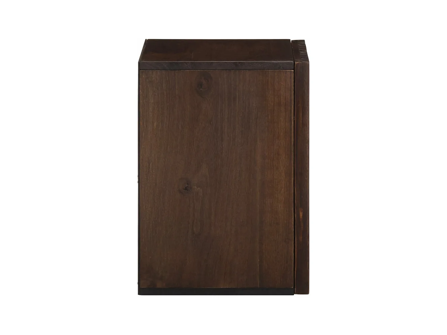 Armário de parede p/ casa de banho mangueira maciça castanho