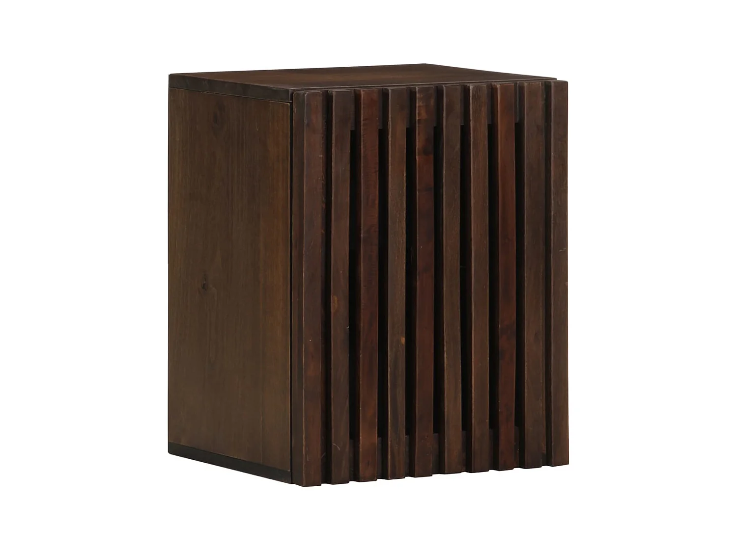 Armoire murale de salle de bain 38x34x48cm brun manguier massif