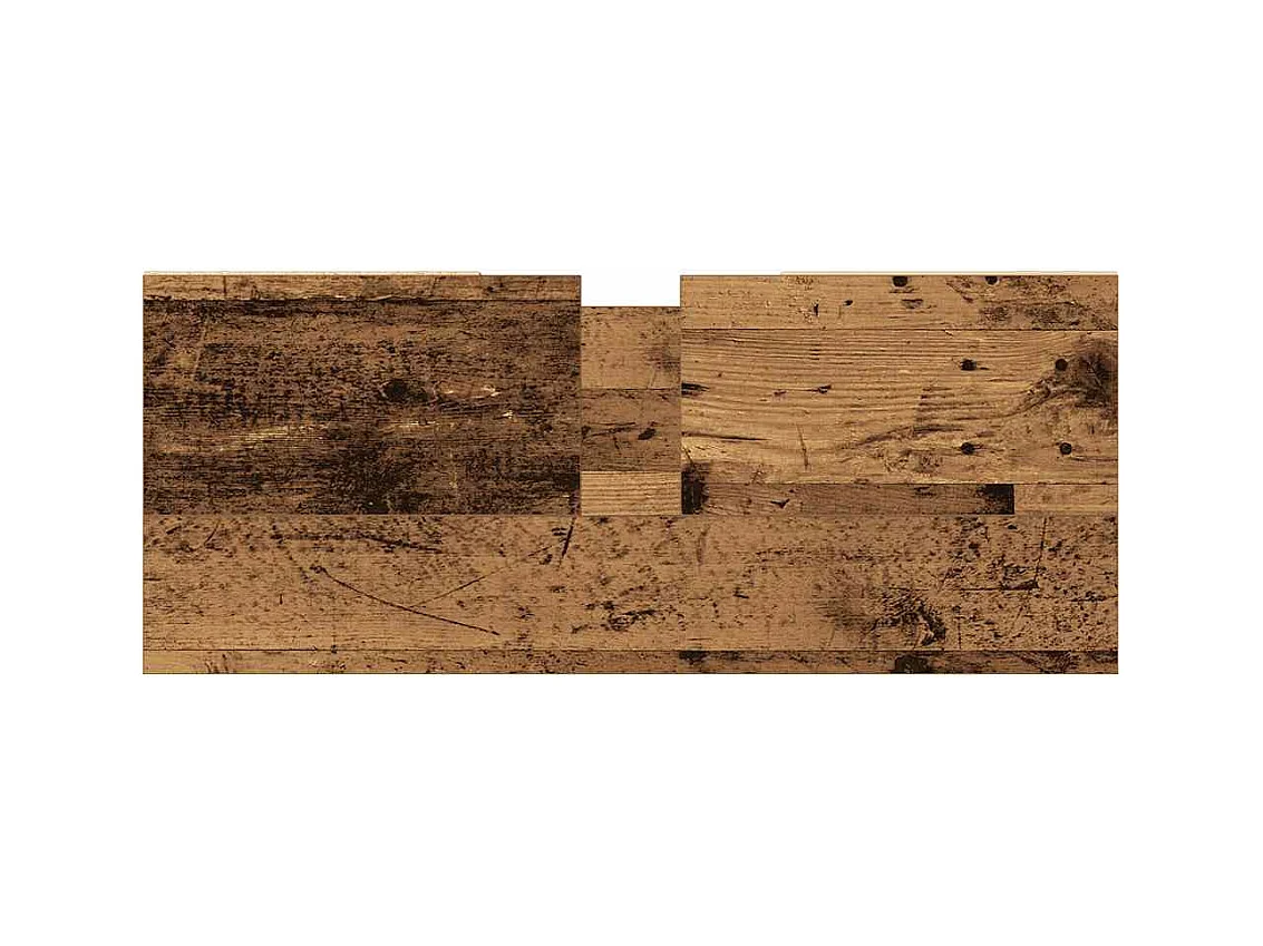 Armoire de salle de bain vieux bois 80x33x60 cm bois ingénierie