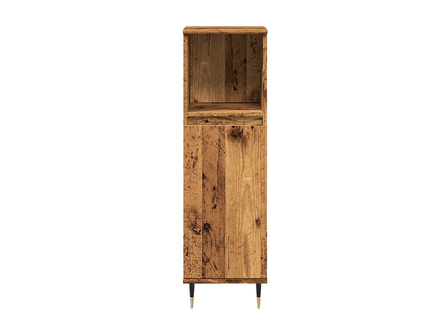 Armoire de salle de bain vieux bois 30x30x100cm bois ingénierie