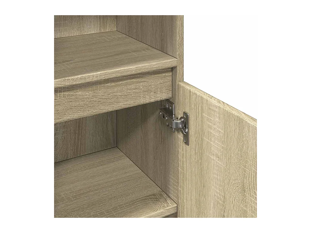 Armoire salle de bain chêne sonoma 30x30x100 cm