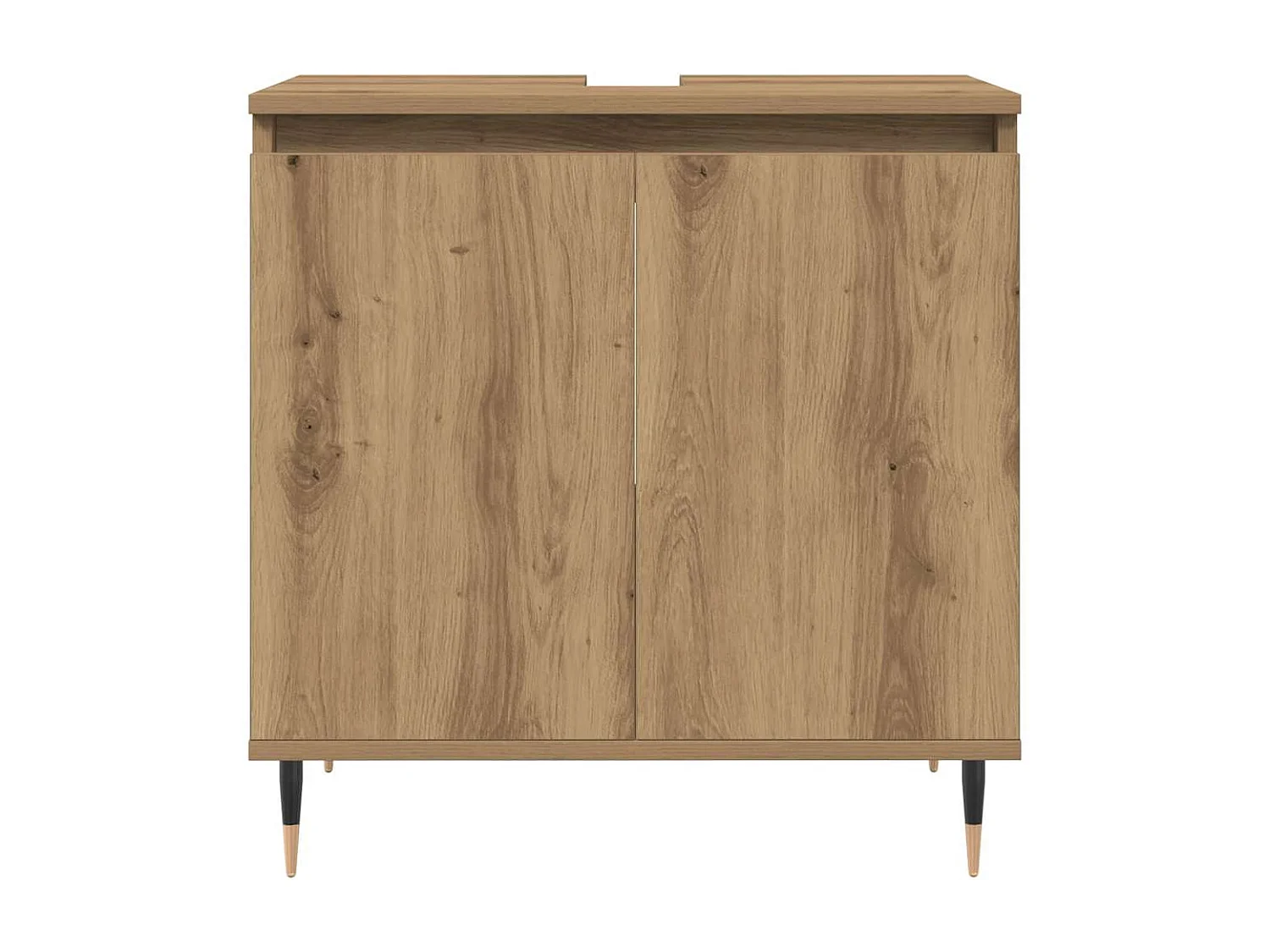 Armario de baño madera de ingeniería roble artisan 58x33x60 cm