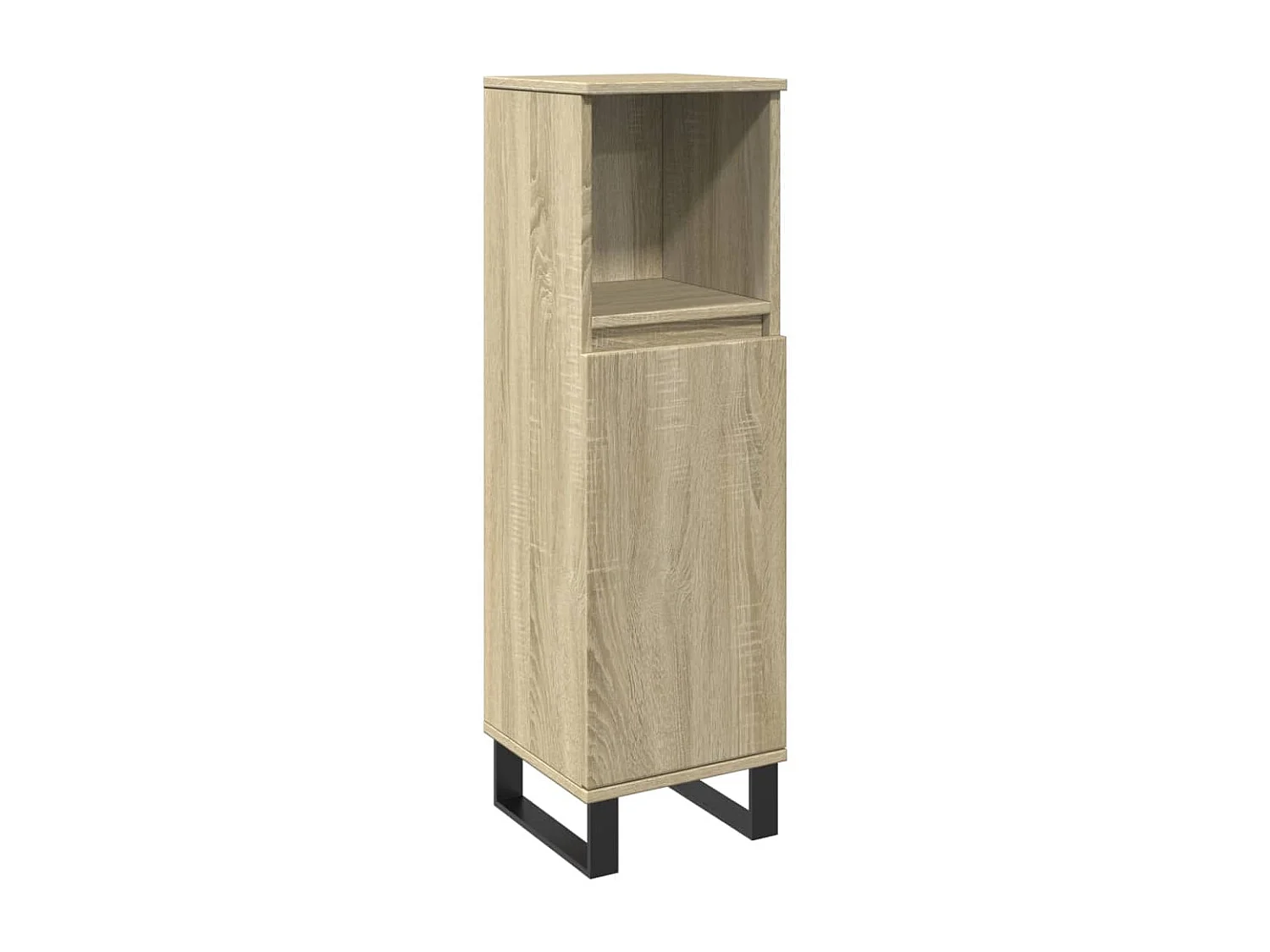 Armoire salle de bain chêne sonoma 30x30x100 cm