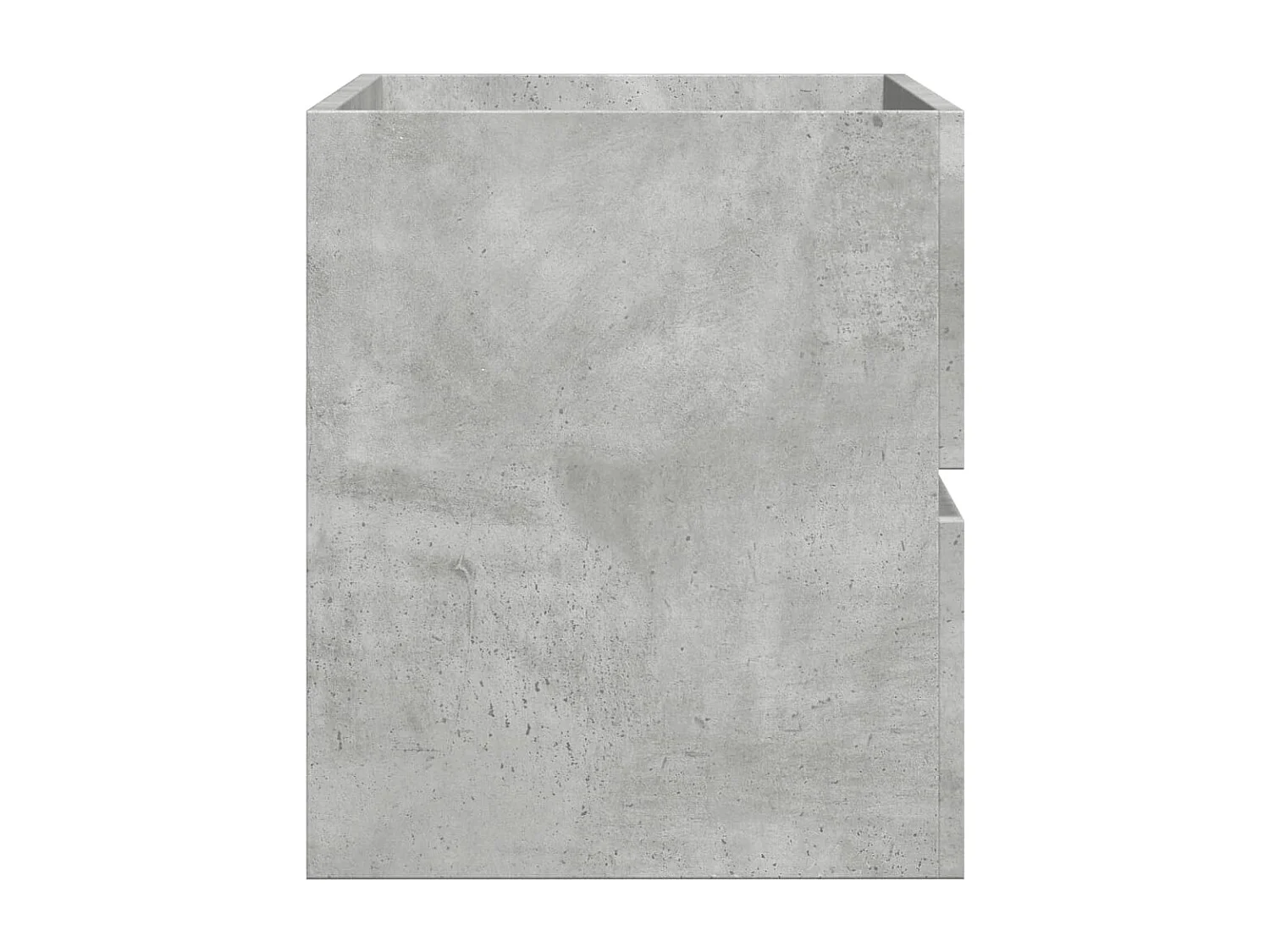 Armoire de salle de bain suspendue gris béton bois d'ingénierie