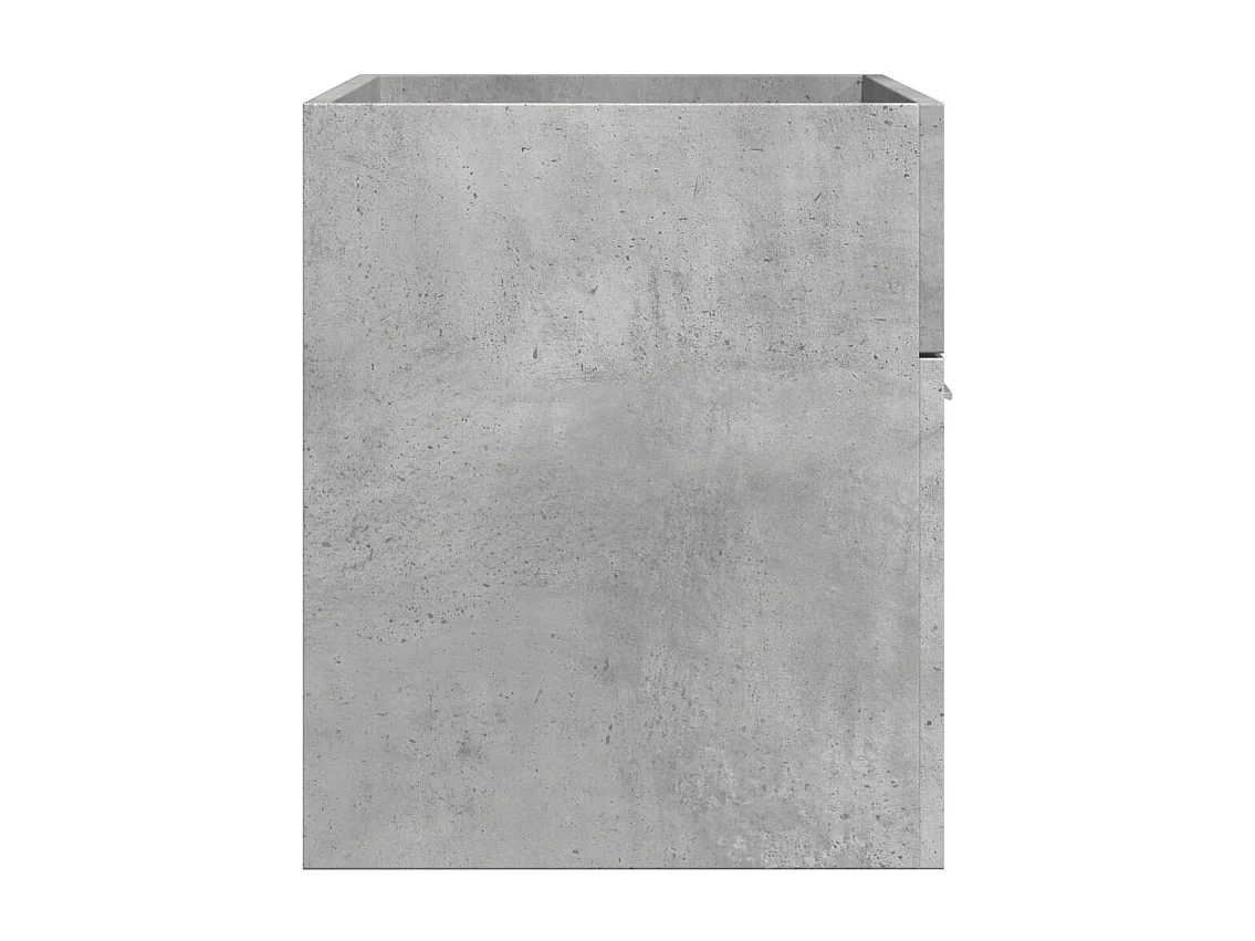 Armoire d'évier Gris béton 80x38,5x46 cm Aggloméré