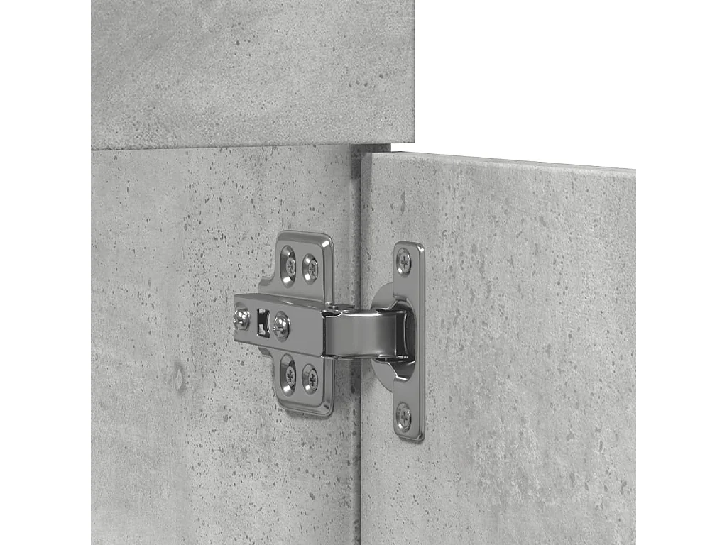 Wastafelkast 80x38,5x46 cm spaanplaat betongrijs