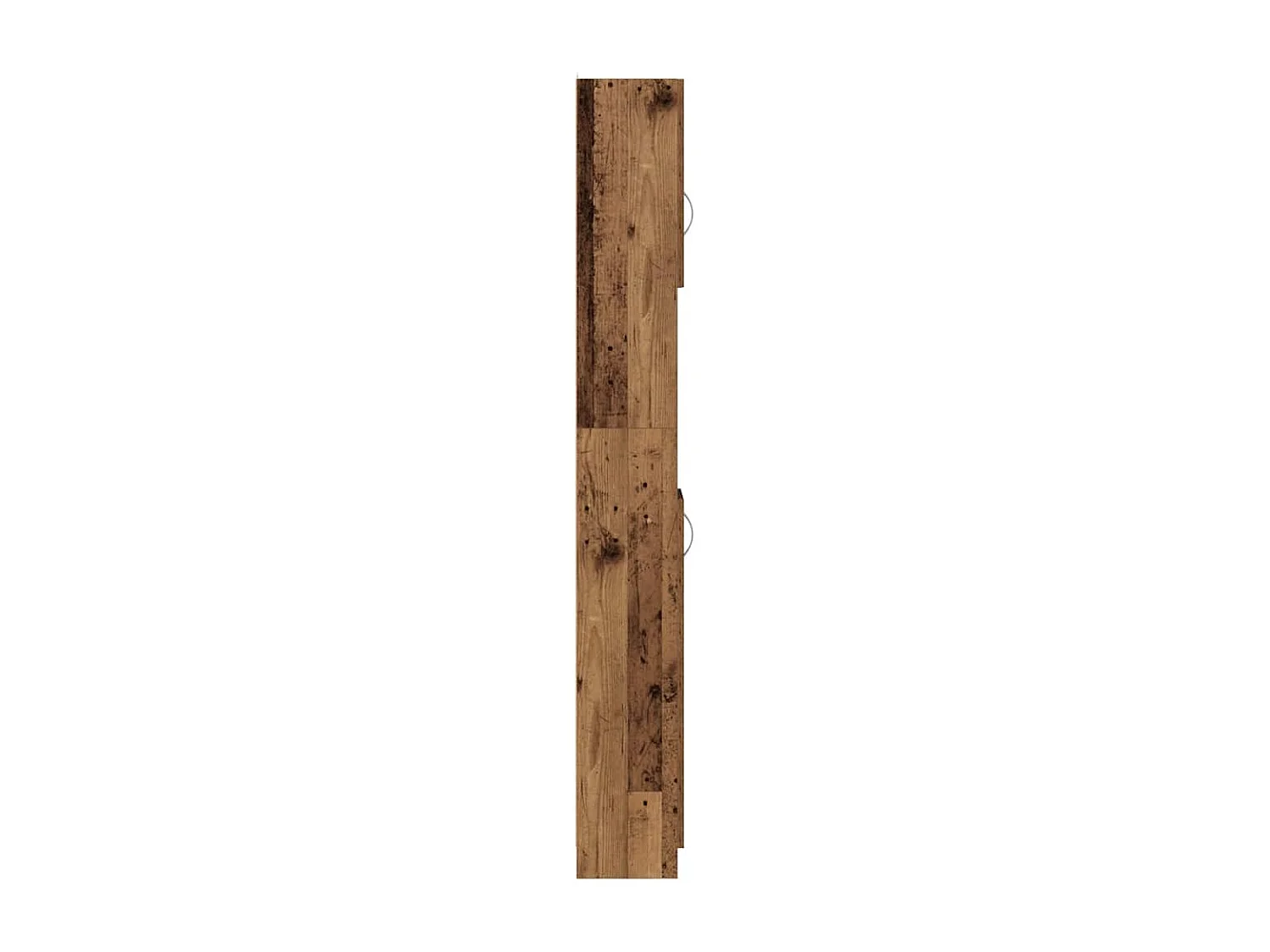 Badschrank Altholz-Optik 32x25,5x190 cm Holzwerkstoff