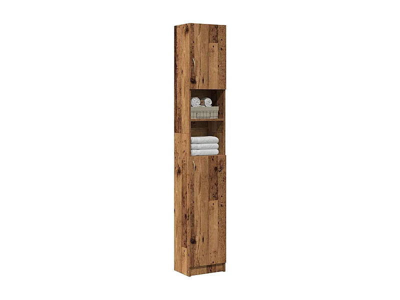Armoire de salle de bain vieux bois bois d'ingénierie