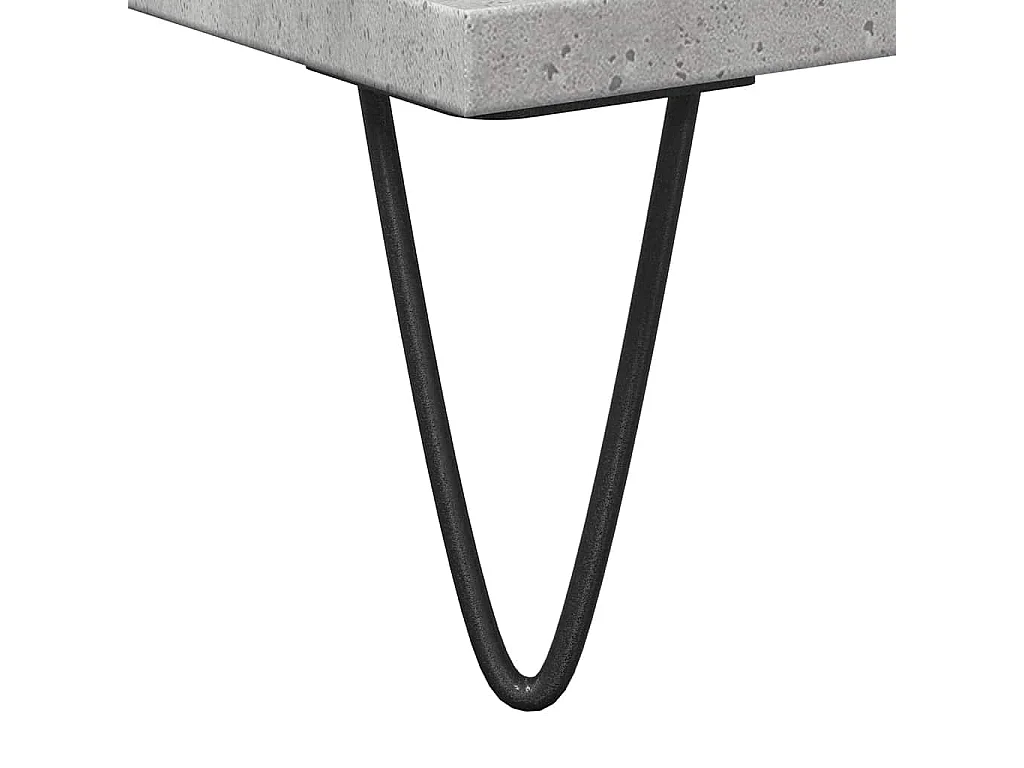 Armoire de bain gris béton 58x33x60 cm bois d'ingénierie