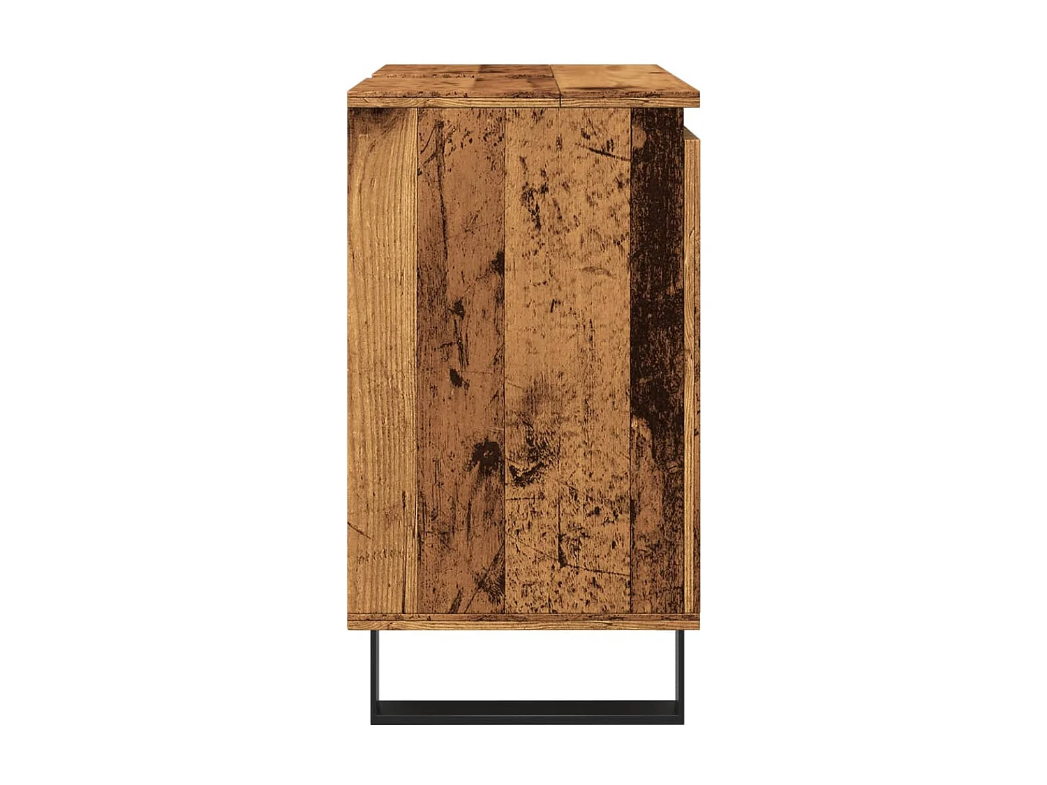 Armario de baño madera de ingeniería envejecida 58x33x60 cm