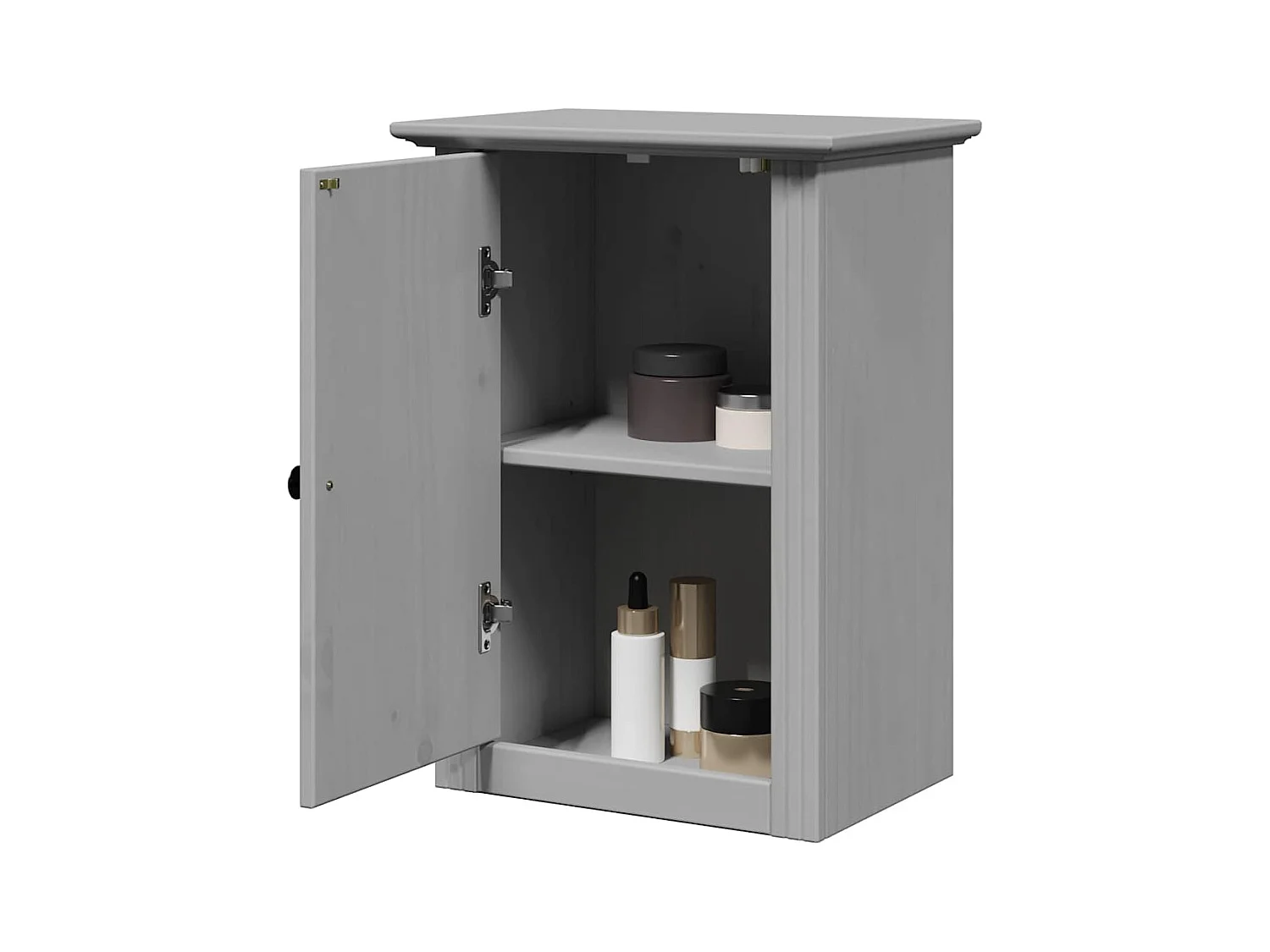 Armario de pared para baño BODO gris 44x30x60 cm