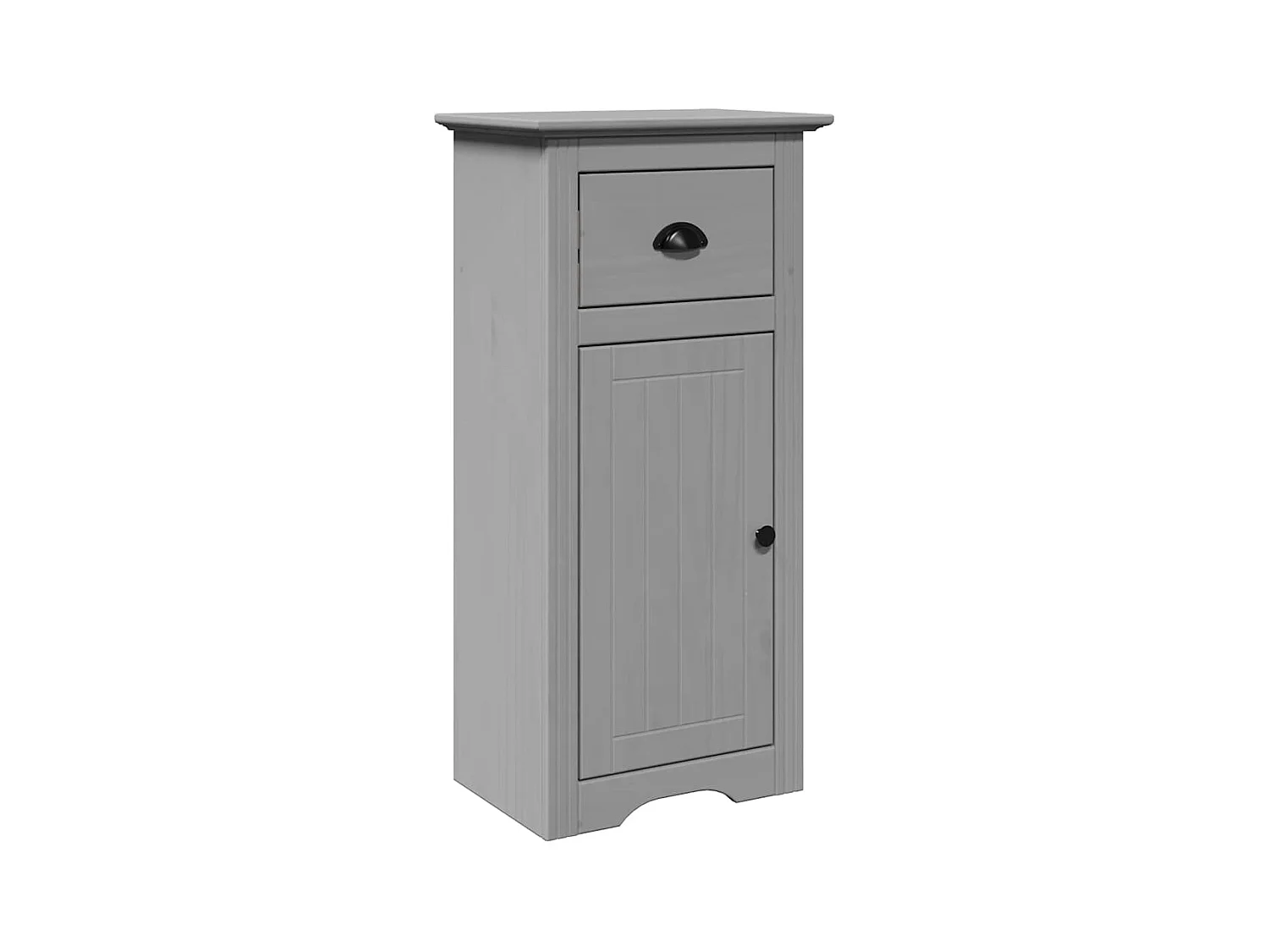Armoire de salle de bain BODO gris 44x30x90 cm