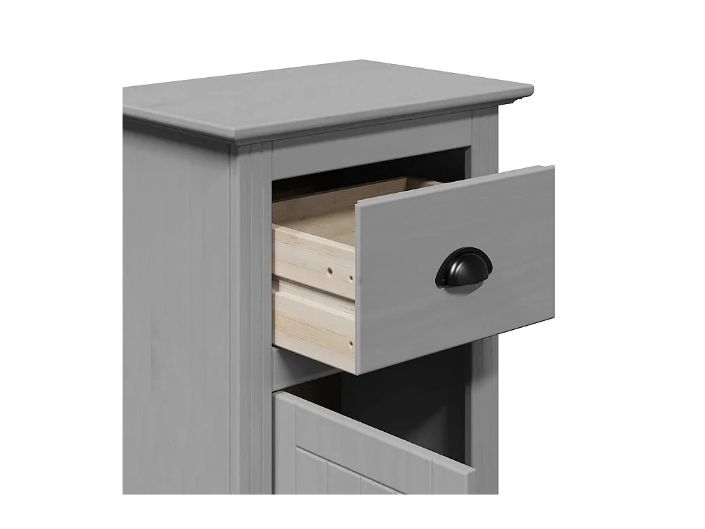 Armoire de salle de bain BODO gris 44x30x90 cm