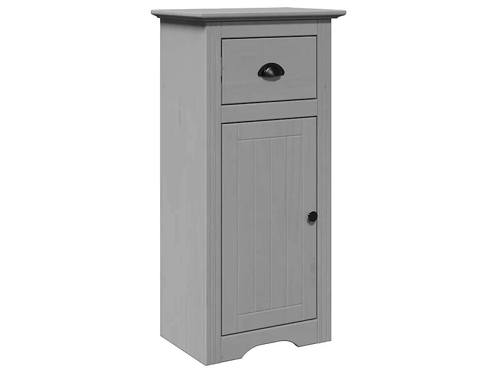 Armoire de salle de bain BODO gris 44x30x90 cm