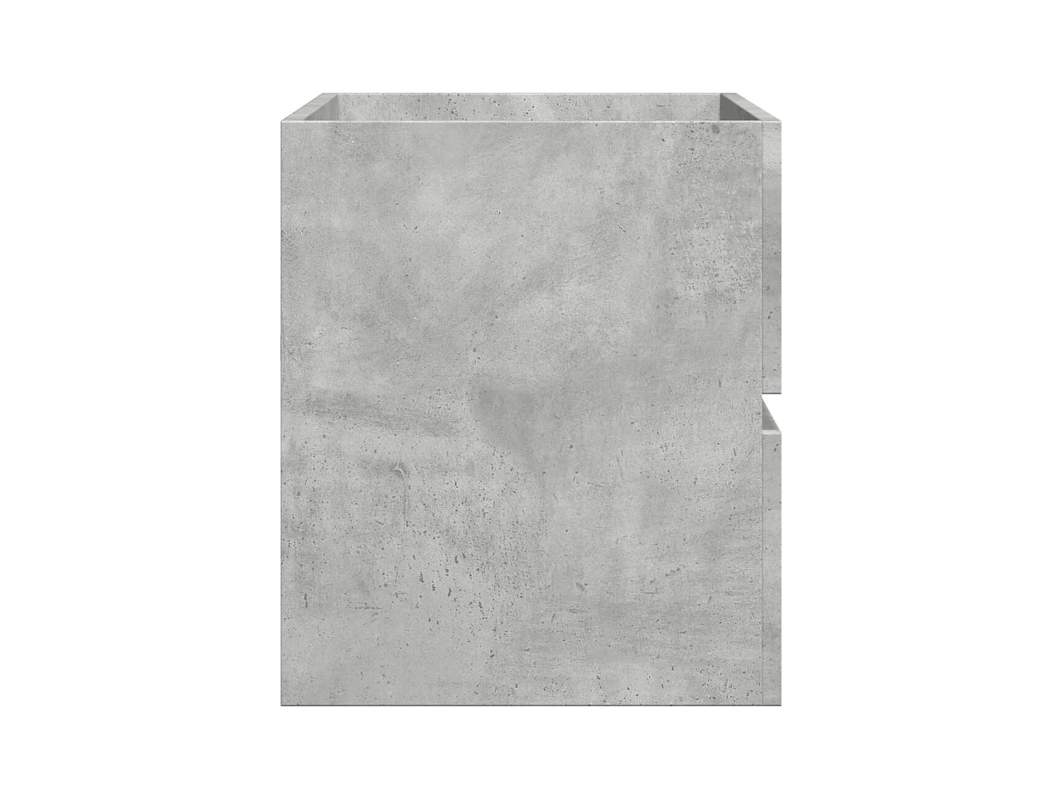 Armario para lavabo contrachapada gris hormigón 90x38,5x45 cm