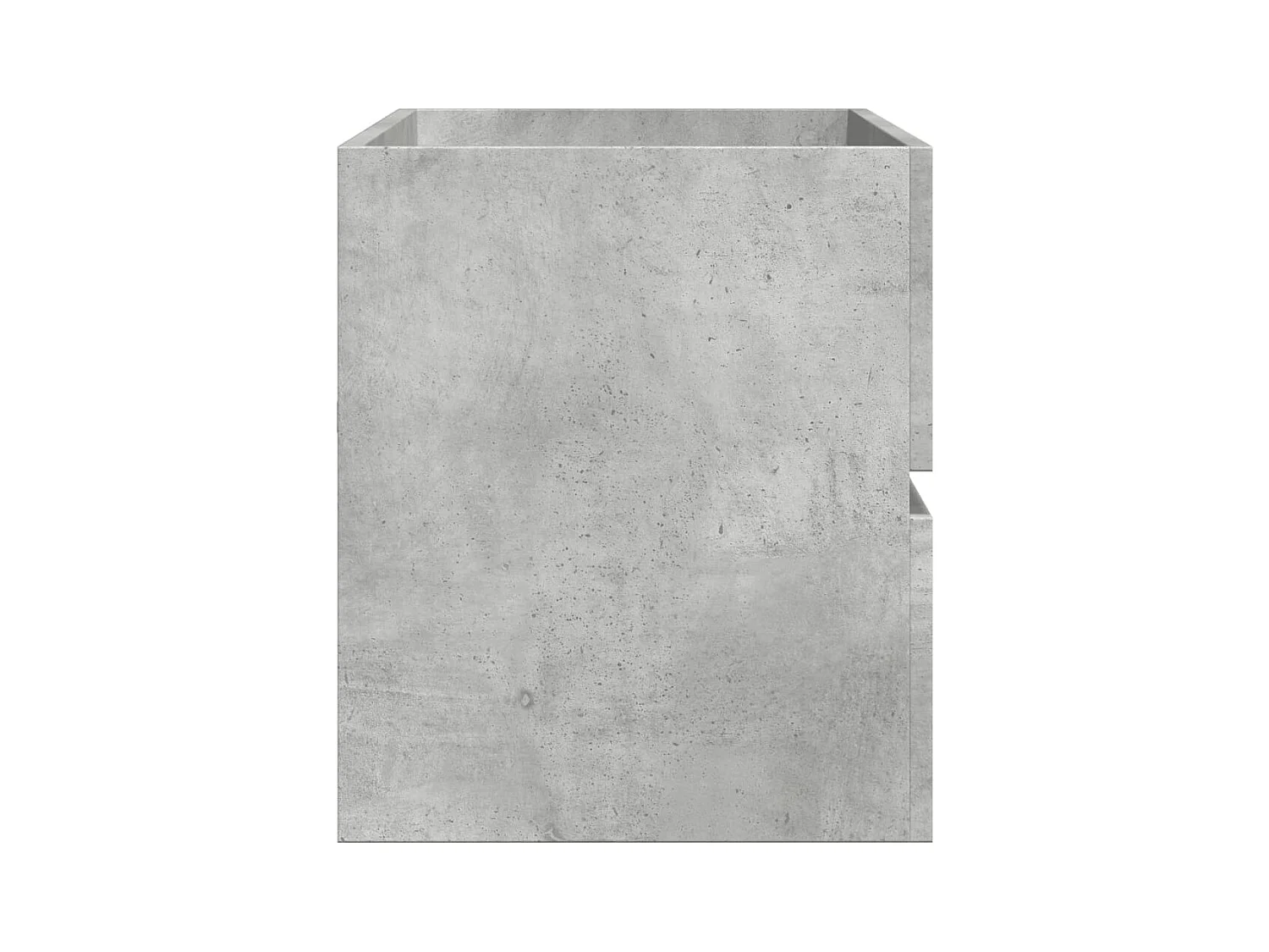 Armario para lavabo contrachapada gris hormigón 100x38,5x45 cm