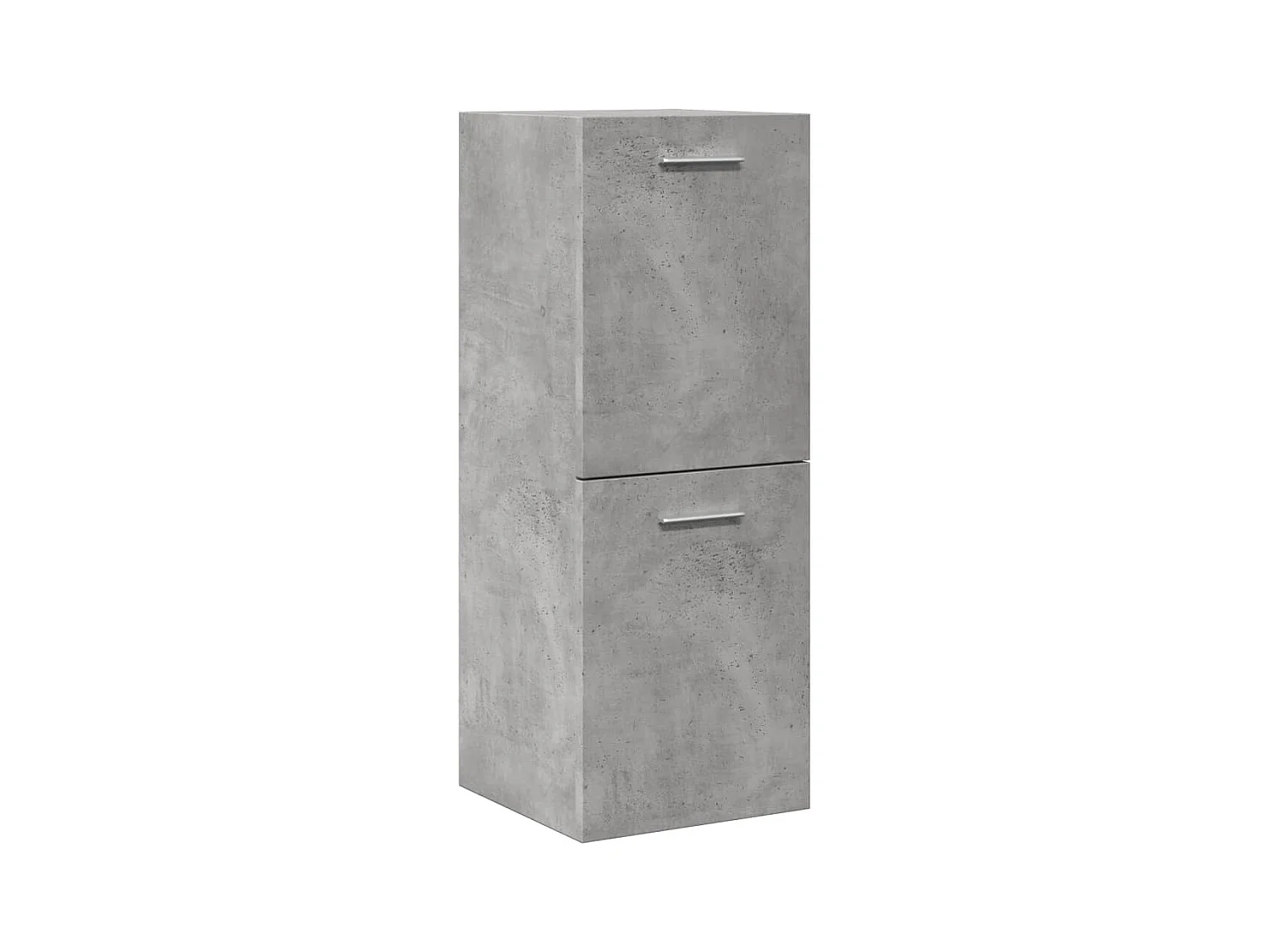 Armoire de salle de bain suspendue gris béton bois d'ingénierie